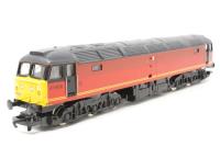 Class 47 47808 in BR Parcels Red