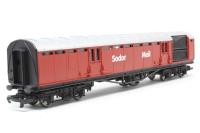 Sodor Mail coach in red - split from set - Thomas the Tank range