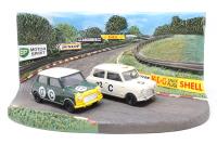 RD4002 Bathurst Rally 1966 Diorama & 2 Mini Coopers