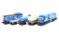 RK-028 Conrail SD60 Diesel Engine Freight Car Set (3-rail AC)