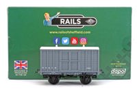 RL-1424-008 SE&CR 16 Covered Goods Wagon Wainwright SE&CR Light Grey No.10001