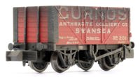 ROS0005W Custom Weathered Gurnos, Swansea RCH 7 Plank Private Owner Wagon No.201