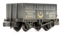ROS0007W Custom Weathered Alex Mathieson & Son, Glasgow RCH 7 Plank Private Owner Wagon No.13