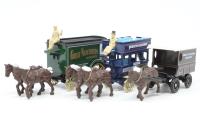 RSL4003 3 x Horse Drawn Railway Road Vehicles