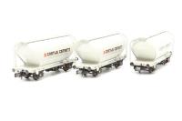 PCA CFMF bulk cement carrier in Castle Cement silver - pack of 3