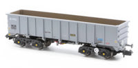 RT-JUA-VTG-541A Pack of 5 JTA/JUA Iron Ore Tippler Wagons VTG Grey (Outer)