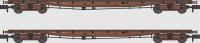 Borail EC in bauxite livery with flat deck twin pack in BR bauxite - B946065 and B946073