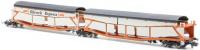 Cartic-4 car carrier quad set in Silcock Express orange with side screens and roof - Pack A