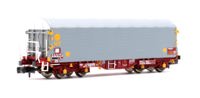 RT-N-IHA-202C IHA Steel Carrier Wagon with HT lettering and yellow dot, white upper ends 33 87 4767 003-6