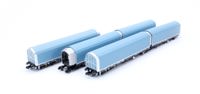 RT-N-WIA-202A N/2mm 5-car Arbel WIA car carrier plain blue. Wagon number 85 70 4971 011-7