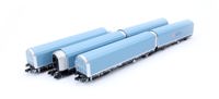 RT-N-WIA-204A N/2mm 5-car Arbel WIA car carrier with DB branding. Wagon number 85 70 4971 007-5