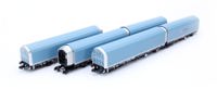 RT-N-WIA-204B N/2mm 5-car Arbel WIA car carrier with DB branding. Wagon number 85 70 4971 043-0