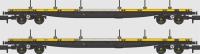 YLA Mullet twin pack in BR Civil link Departmental yellow - DC967520 and DC967629