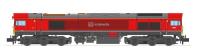 Class 59/2 59201 in DB schenker red