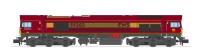 Class 59/2 59203 "Vale of Pickering" in EWS red and gold