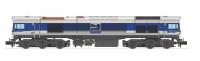 Class 59/0 59004 "Paul A Hammond" in revised Foster Yeoman silver - Digital sound fitted