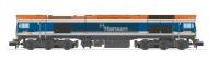 Class 59/1 59101 "Village of Whatley" in Hanson blue and grey