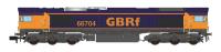 Class 66 66704 in original GBRf blue & orange with original lights