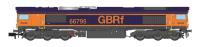 Class 66 66795 'Bescot LDC' in GBRf blue & orange (ex-Rush Rail continental condition)