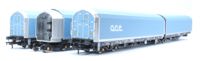 RT-OO-WIA-401D OO/4mm 5-car Arbel WIA car carrier with RfD squadron and ACE branding. Wagon 85 70 4971 000-0
