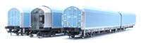 RT-OO-WIA-402B OO/4mm 5-car Arbel WIA car carrier plain blue. Wagon 85 70 4971 044-8