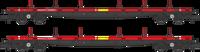 YLA Mullets Railfreight Red & Yellow Mullet branding No. DC967594 and DC967620 - Twin Pack