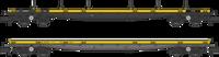 YLA / YMA Mullets Departmental Yellow YLA Mullet DC967648 (black underframe) and YMA Mullet DC967548 (grey underframe) - Twin Pack