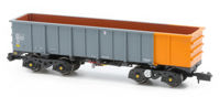 RT-PTA-BSRV-521A Pack of 5 PTA/JTA/JUA Iron Ore Tippler Wagons British Steel Grey/Orange (Outer)