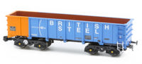 RT-PTA-BSSW-532B Pack of 5 PTA/JUA Iron Ore Tippler Wagons British Steel Blue/Orange (Inner)