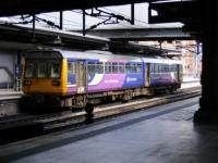 Class 142 'Pacer' 2-car DMU 142092 in Northern Rail livery - "Preston / Ormskirk"