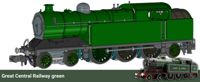 S2104-01 Robinson A5 (GCR Class 9N) 4-6-2 in GCR Great Central Green No.373 Steam Tank Locomotive