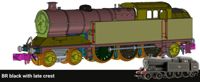 S2104-06 Robinson A5 (GCR Class 9N) 4-6-2 BR Black (Late Crest) No.69820 Steam Tank Locomotive