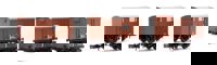 S2301-02 Set of 3 BR 12T Vanwide Ventilated Vans, BR Bauxite (Early) Earle's Cement