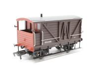 SB003G LSWR 10 Ton goods brake van S54466 in BR brown