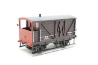 SB003J 10 ton LSWR goods brake van in SR brown 54551