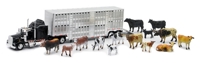 SS-15365 Livestock Hauler with Farm Animals Set