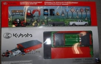 SS-33223 Kubota Construction Vehicles with Machine Shed Playset (d)