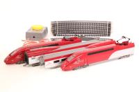 T671 TGV Thalys High Speed 4 car train pack in maroon & grey