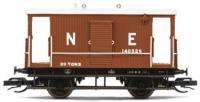 LNER Diag 034 'Toad B' brake van in LNER brown - 140526