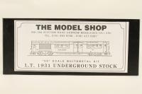 TUBEPic01 London Tube 1934 Piccadilly - 2 motorised, 2 dummy