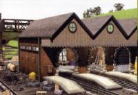 UE304 "Underground Ernie" Mr Rails' Repair Shop includes tracks, figure of Mr Rails', Crane and Tamper