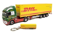 J5640A Iveco Stralis cab "David Haig" with DHL container & keyring