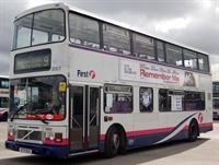 UKBUS4014 Volvo Olympian Royale - First in Glasgow (30107 - K174 EUX).