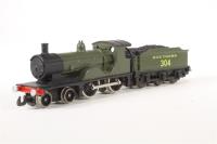 Ex LSWR Drummond T9 4-4-0 304 in SR Olive Green