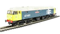 Class 47/4 47401 "North Eastern" in BR Large Logo Blue livery