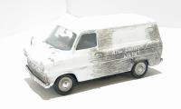 VA06609 Ford Transit van in white in realistic dirty condition