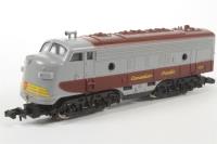 W2374 Class F7 4008 in Canadian Pacific Red & Grey