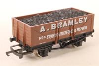 W5096 5-plank open wagon in brown - A. Bramley, Fenny Stratford & Oxford - No.6 - Limited Edition of 413 made