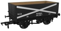 RCH 1907 7-plank open wagon in NCB black - 35 - exclusive to World of Railways