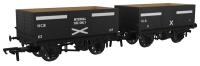 RCH 1907 7-plank open wagons in NCB black - Pack of 2 - 23 & 71 - exclusive to World of Railways